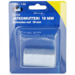 JATKOMUTTERI M18 1KPL DIN6334