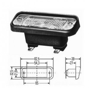 REKISTERIVALO UPOTETTAVA HELLA 82,5X32,5MM,